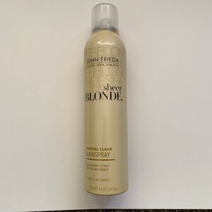 John Freida Hairspray Sheer Blonde Crystal Clear Hard to Find
